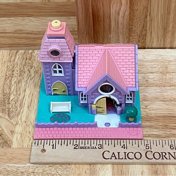 Vintage 1993 Polly Pocket Wedding Chapel Church - Picture 8 of 12